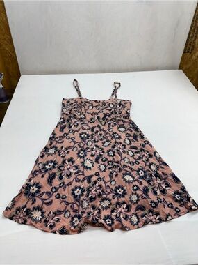 Women’s Torrid Pink Floral A-Line Sundress with Spaghetti Straps